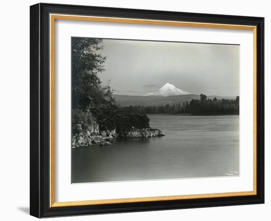 Hood From 40 Miles West-Albert H. Barnes-Framed Giclee Print