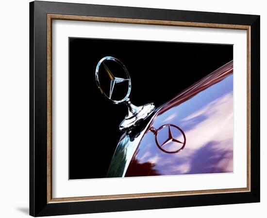 Hood Ornament 53 Mercedes 300-Clive Branson-Framed Photo