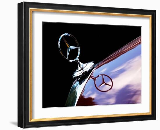 Hood Ornament 53 Mercedes 300-Clive Branson-Framed Photo