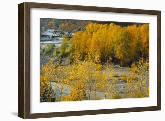 Hood River RR Bridge-Ike Leahy-Framed Photographic Print