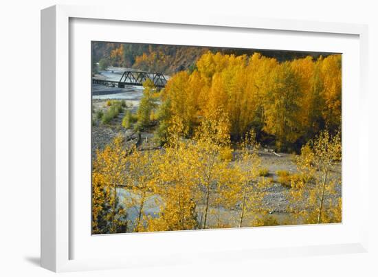 Hood River RR Bridge-Ike Leahy-Framed Photographic Print