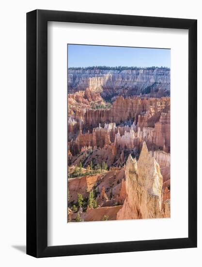 Hoodoo Rock Formations in Bryce Canyon Amphitheater-Michael Nolan-Framed Photographic Print