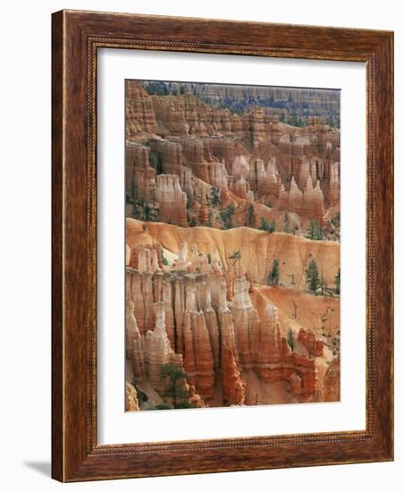 Hoodoo Sandstone Structures, Bryce Canyon National Park, Utah, USA-Pete Cairns-Framed Photographic Print