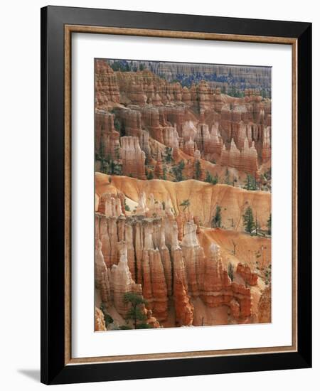 Hoodoo Sandstone Structures, Bryce Canyon National Park, Utah, USA-Pete Cairns-Framed Photographic Print