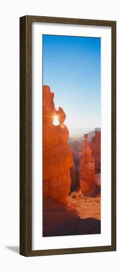 Hoodoos at Sunrise, Bryce Canyon National Park, Southern Utah-null-Framed Photographic Print