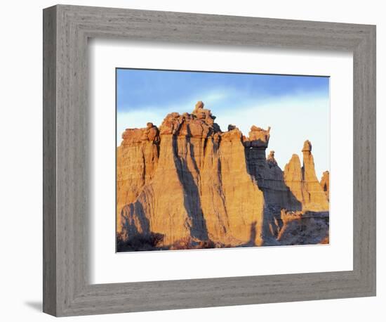 Hoodoos in Adobe Town Wilderness Study Area-Scott T^ Smith-Framed Photographic Print