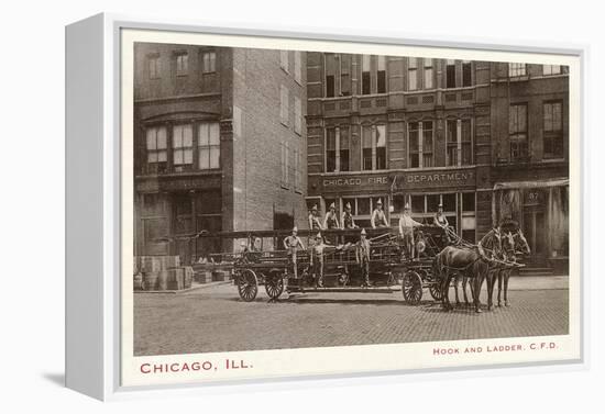 Hook and Ladder, Chicago, Illinois-null-Framed Stretched Canvas