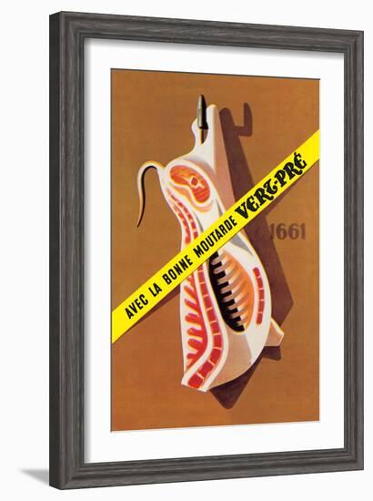 Hooked Pork-null-Framed Art Print