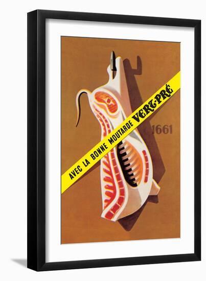 Hooked Pork-null-Framed Art Print