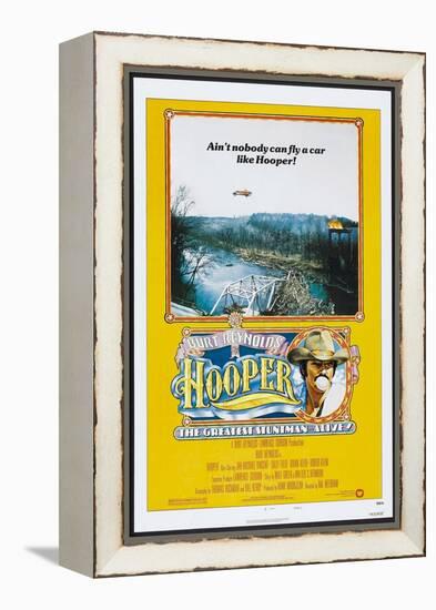 Hooper, US poster, Burt Reynolds, 1978, © Warner Brothers/courtesy Everett Collection-null-Framed Stretched Canvas