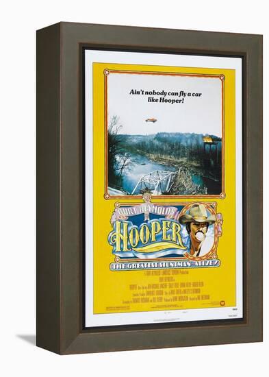 Hooper, US poster, Burt Reynolds, 1978, © Warner Brothers/courtesy Everett Collection-null-Framed Stretched Canvas