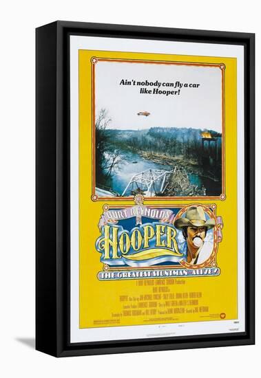 Hooper, US poster, Burt Reynolds, 1978, © Warner Brothers/courtesy Everett Collection-null-Framed Stretched Canvas