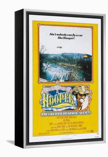 Hooper, US poster, Burt Reynolds, 1978, © Warner Brothers/courtesy Everett Collection-null-Framed Stretched Canvas