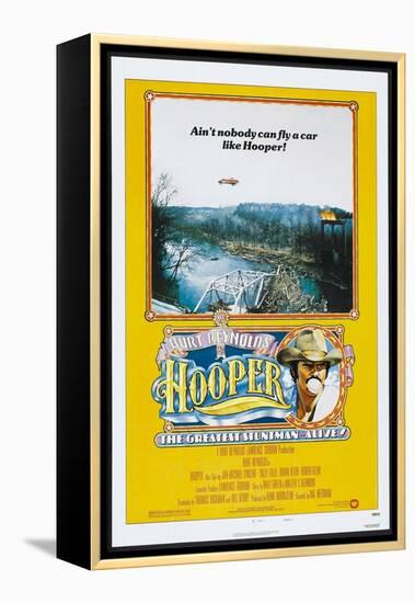 Hooper, US poster, Burt Reynolds, 1978, © Warner Brothers/courtesy Everett Collection-null-Framed Stretched Canvas