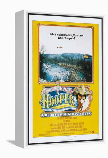 Hooper, US poster, Burt Reynolds, 1978, © Warner Brothers/courtesy Everett Collection-null-Framed Stretched Canvas