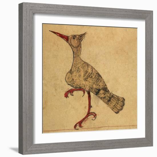 Hoopoe-Aristotle ibn Bakhtishu-Framed Giclee Print