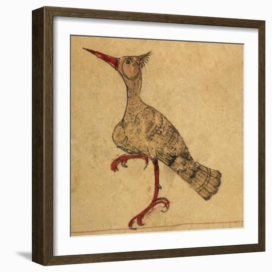 Hoopoe-Aristotle ibn Bakhtishu-Framed Giclee Print