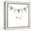 Hooray Bunting-Elizabeth Rider-Framed Premier Image Canvas