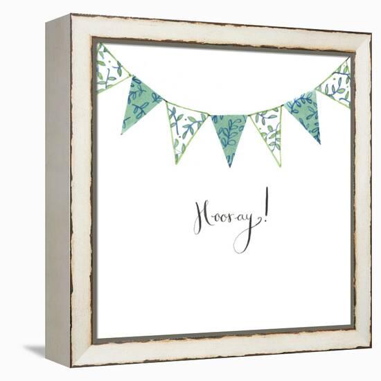 Hooray Bunting-Elizabeth Rider-Framed Premier Image Canvas