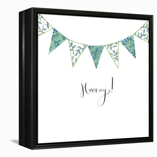 Hooray Bunting-Elizabeth Rider-Framed Premier Image Canvas