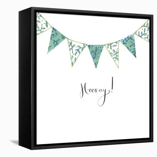 Hooray Bunting-Elizabeth Rider-Framed Premier Image Canvas