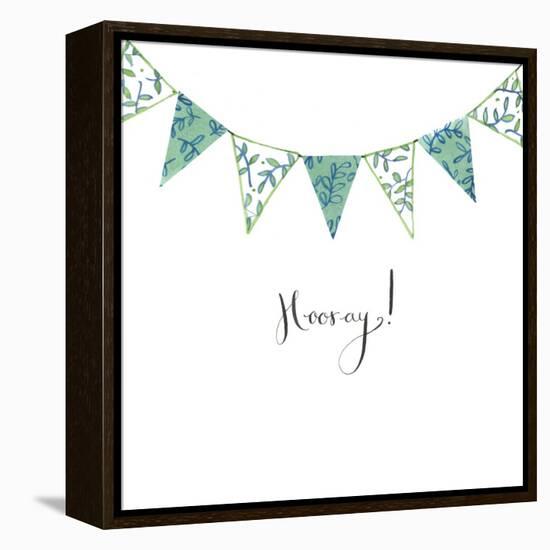 Hooray Bunting-Elizabeth Rider-Framed Premier Image Canvas