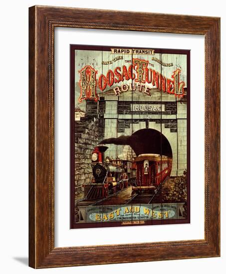 Hoosac Tunnel Route-Kate Ward Thacker-Framed Giclee Print