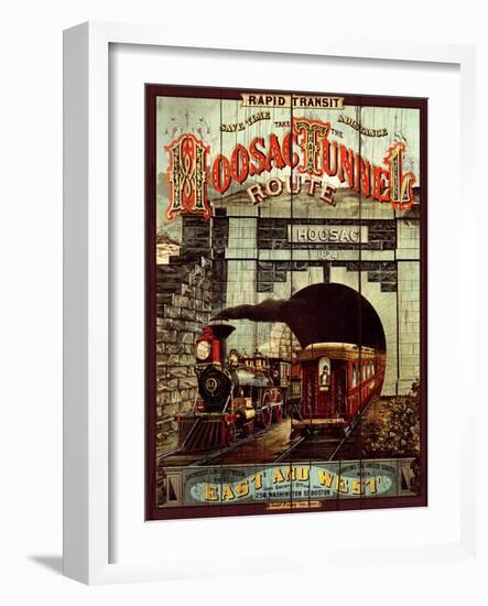 Hoosac Tunnel Route-Kate Ward Thacker-Framed Giclee Print