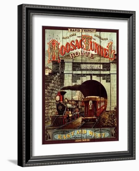 Hoosac Tunnel Route-Kate Ward Thacker-Framed Giclee Print