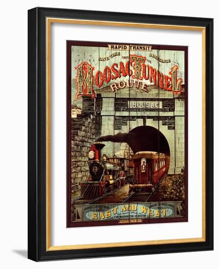 Hoosac Tunnel Route-Kate Ward Thacker-Framed Giclee Print