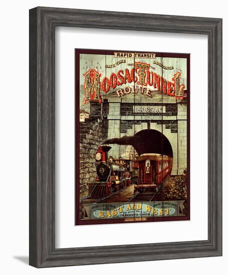 Hoosac Tunnel Route-Kate Ward Thacker-Framed Giclee Print