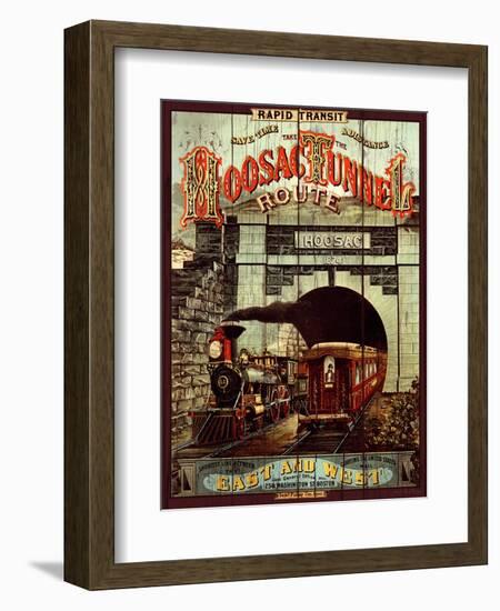 Hoosac Tunnel Route-Kate Ward Thacker-Framed Giclee Print