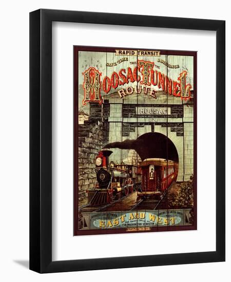 Hoosac Tunnel Route-Kate Ward Thacker-Framed Giclee Print