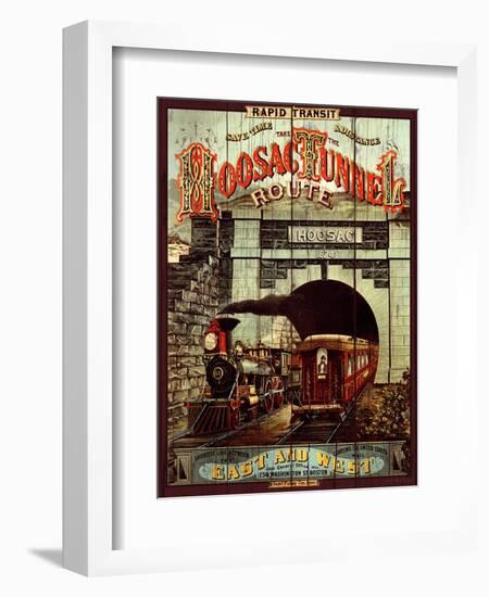 Hoosac Tunnel Route-Kate Ward Thacker-Framed Giclee Print