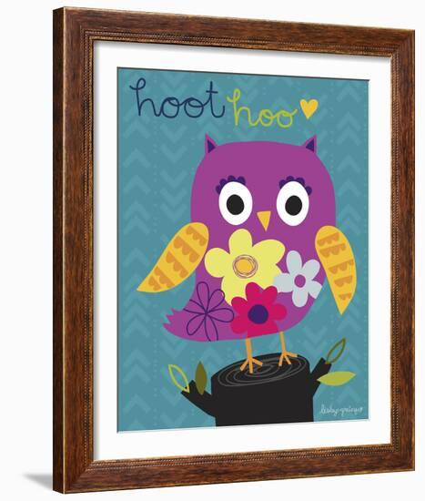 Hoot Hoo-Lesley Grainger-Framed Giclee Print