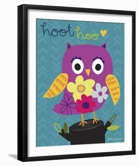 Hoot Hoo-Lesley Grainger-Framed Giclee Print