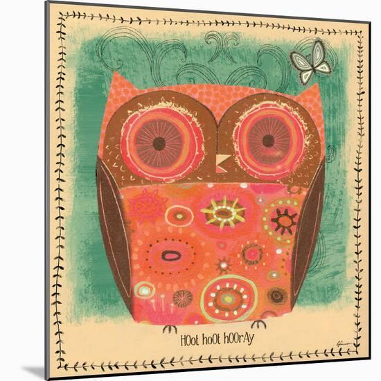 Hoot Hoot Hooray-Richard Faust-Mounted Art Print