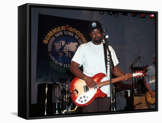 Hootie and the Blowfish at the Kickoff for the 1998 Goodwill Games at Rockefeller Center-Dave Allocca-Framed Premier Image Canvas