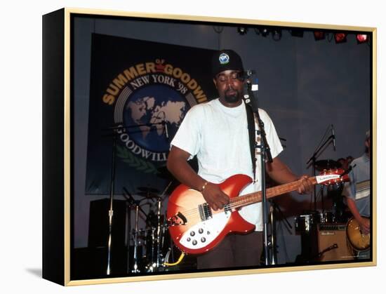 Hootie and the Blowfish at the Kickoff for the 1998 Goodwill Games at Rockefeller Center-Dave Allocca-Framed Premier Image Canvas