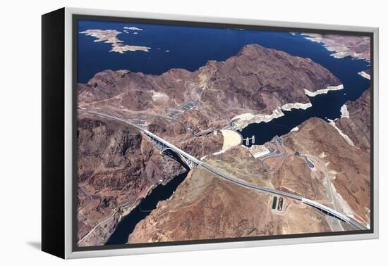 Hoover Dam, Colorado Grand Canyon, Arizona, Usa-isogood-Framed Premier Image Canvas