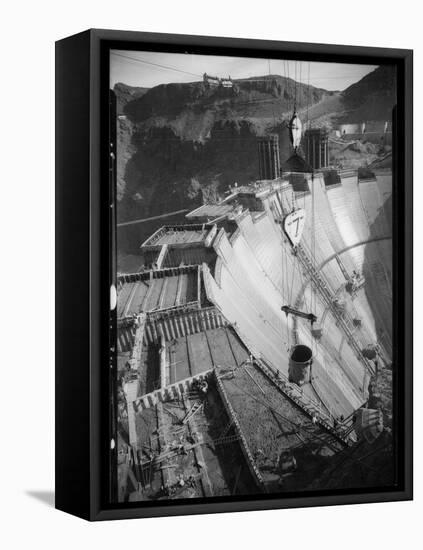 Hoover Dam Construction-Dick Whittington Studio-Framed Premier Image Canvas