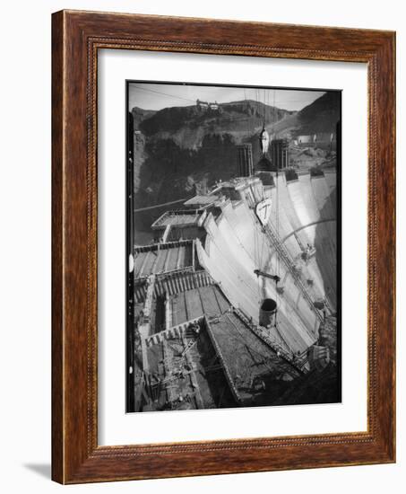 Hoover Dam Construction-Dick Whittington Studio-Framed Photographic Print