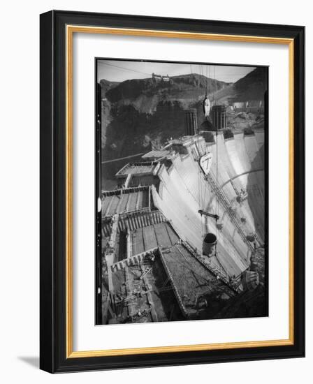 Hoover Dam Construction-Dick Whittington Studio-Framed Photographic Print