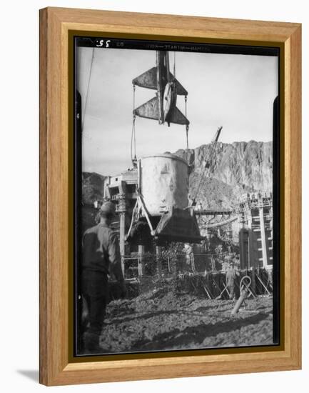 Hoover Dam Construction-Dick Whittington Studio-Framed Premier Image Canvas