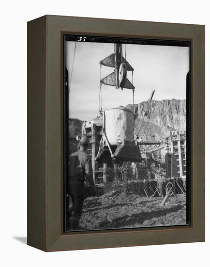 Hoover Dam Construction-Dick Whittington Studio-Framed Premier Image Canvas