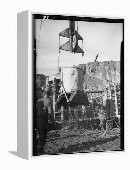 Hoover Dam Construction-Dick Whittington Studio-Framed Premier Image Canvas