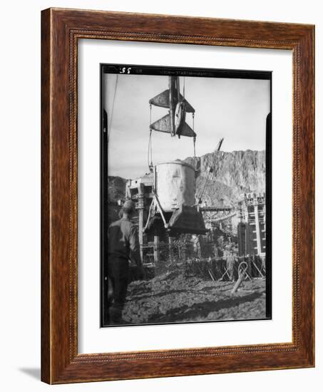 Hoover Dam Construction-Dick Whittington Studio-Framed Photographic Print