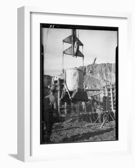 Hoover Dam Construction-Dick Whittington Studio-Framed Photographic Print