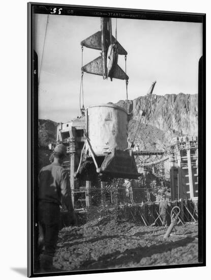 Hoover Dam Construction-Dick Whittington Studio-Mounted Photographic Print