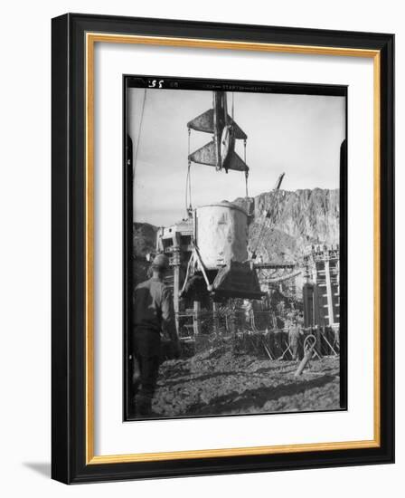 Hoover Dam Construction-Dick Whittington Studio-Framed Photographic Print